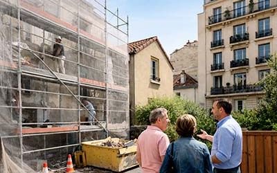 Ravalement et voisinage : distances, nuisances, responsabilités