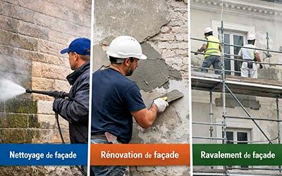 Différence entre nettoyage, rénovation et ravalement de façade